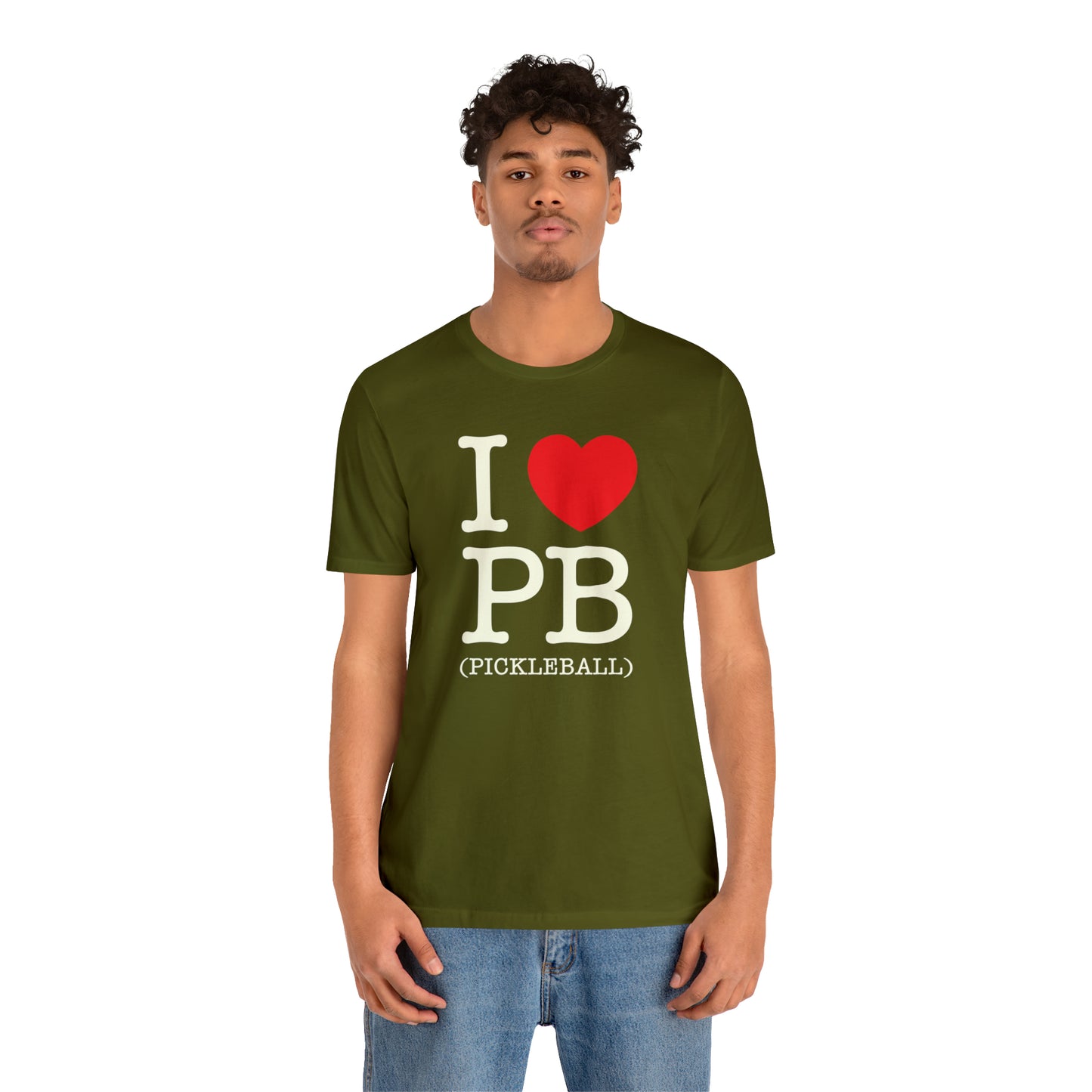 Heartfelt Pickleball Passion Soft Stylish Unisex Jersey Short Sleeve Tee