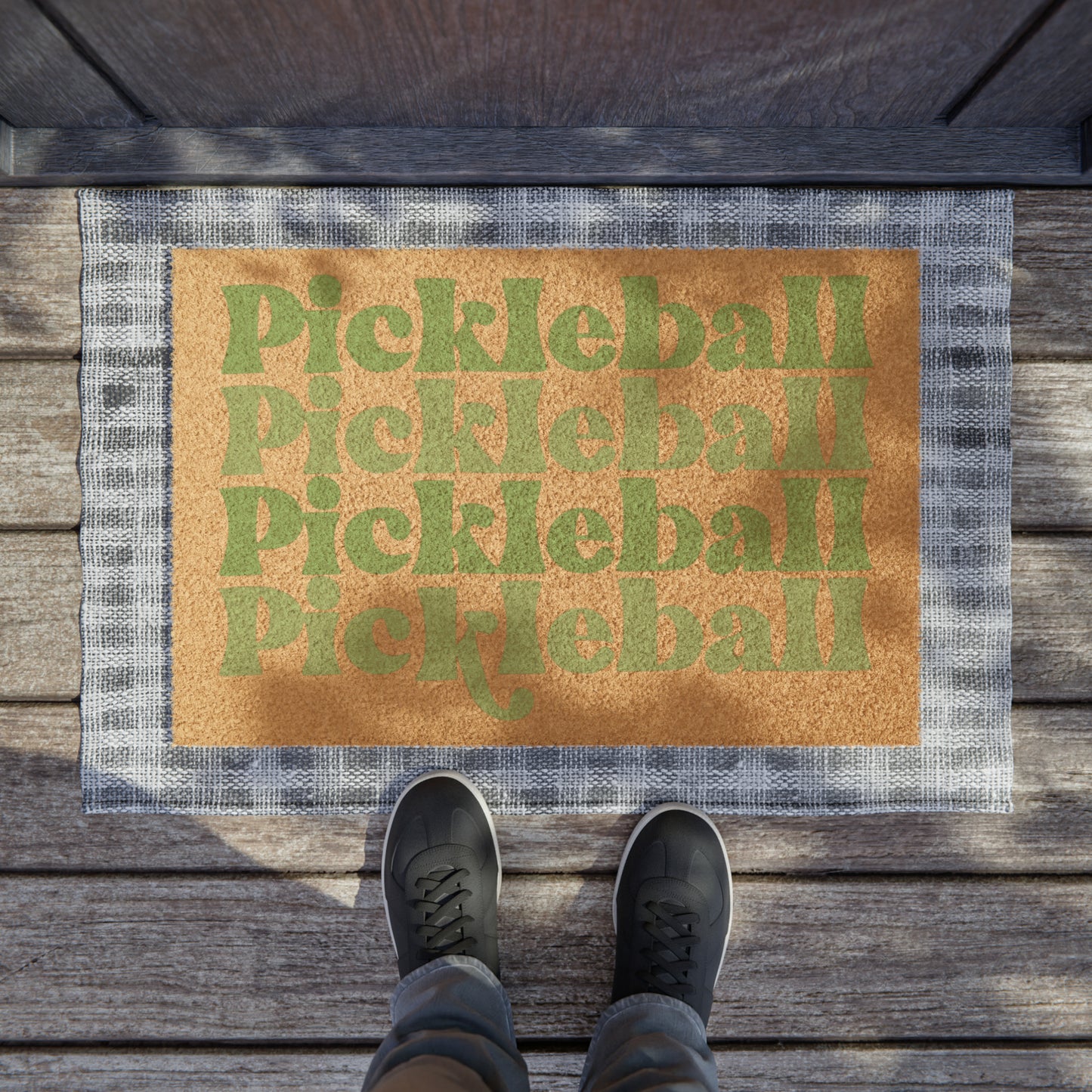 Pickleball Welcome Doormat: Greet with Style!