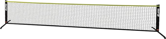 Zume Games Portable Instant Play Portable Pickleball Set Includes Paddles, Balls, and Net