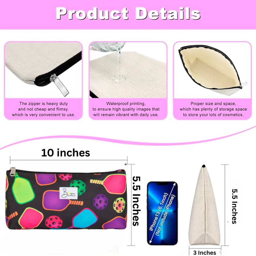 Pickleball Cosmetic Bag