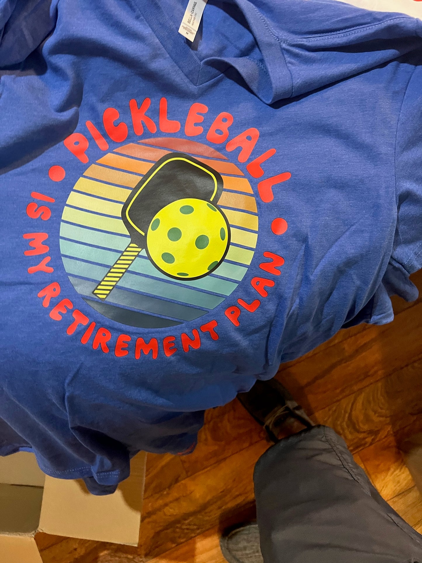 Pickleball is My Retirement - T-Shirt - V-Neck - Royal