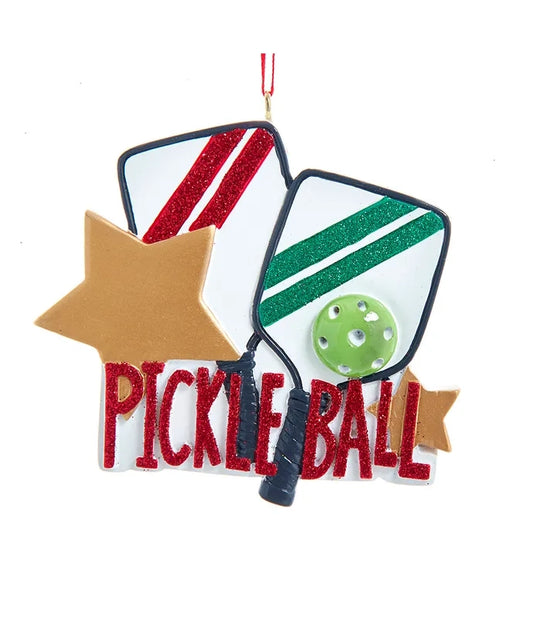 3.25" Resin "Pickle Ball" Ornament