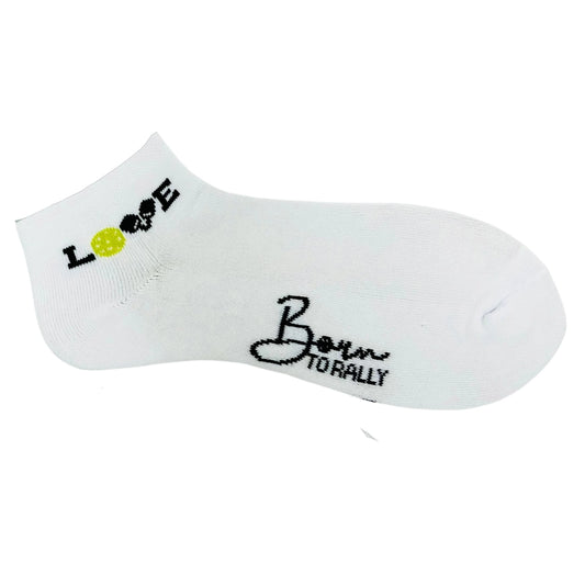 Pickleball Love Ankle Socks