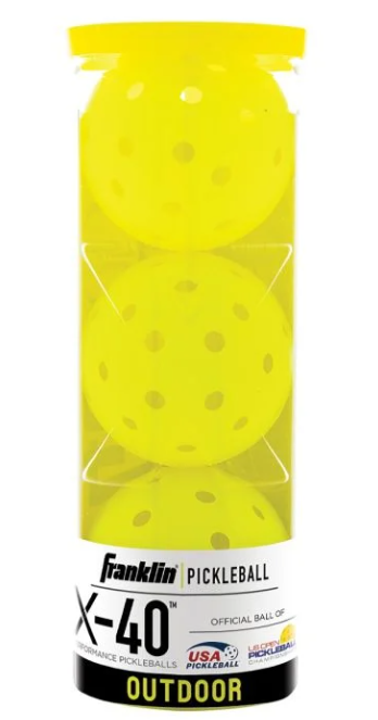 Franklin - X-40 OUTDOOR PICKLEBALLS 3PK