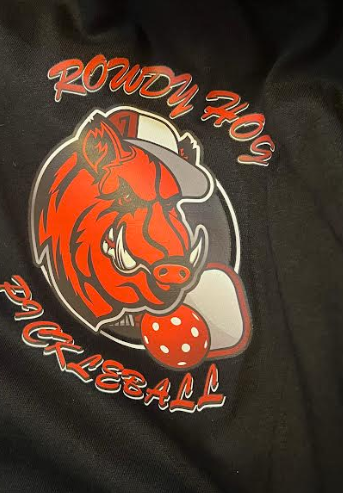 Rowdy Hog Pickleball T-shirt Black