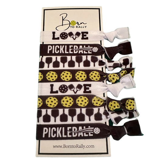 Pickleball Love Hair Ties