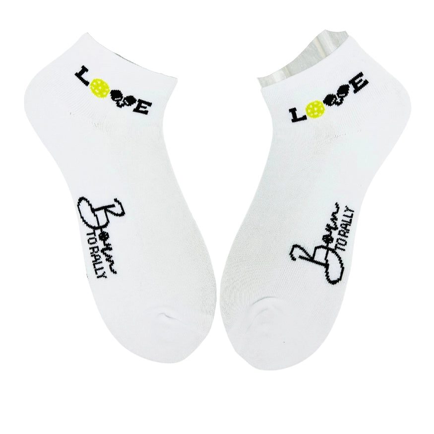 Pickleball Love Ankle Socks