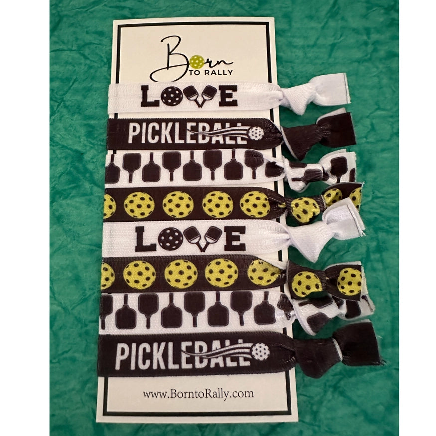 Pickleball Love Hair Ties