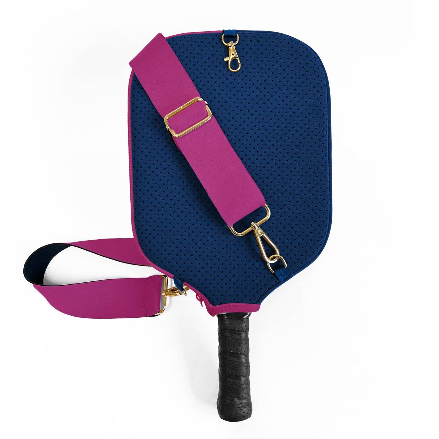 Pickleball Paddle Cover with Strap, Storage & Clip | Navy